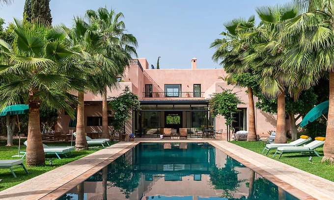 Tassoultante Villa | My Rental Homes | Dar Soraya with pool, garden and gym