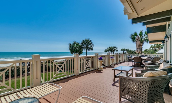 Myrtle Beach House | Myrtle Beach Home on the Ocean! Two Master BRs! Balcony! Pool & Spa! Pool Table!