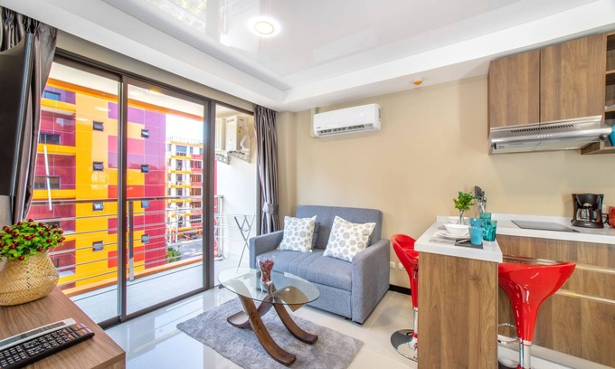 Nai Harn Apartment | Nai Harn 1BR Retreat Pools & Sea Views S608