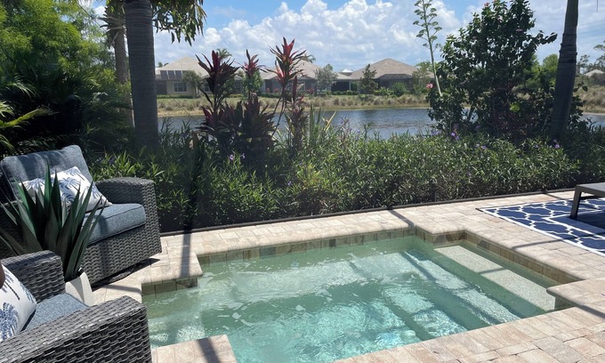 Naples Villa | Naples Villa 2 bedroom/bath+den in Isles of Collier Preserve. Private pool.