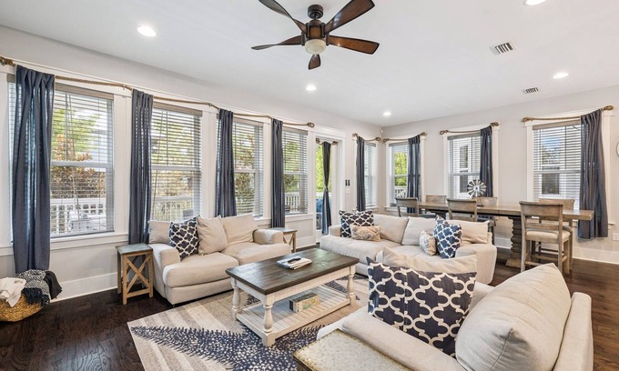 Santa Rosa Beach House | NatureWalk Retreat~ 4 BD, Golf Cart, Bikes, Heated Pool