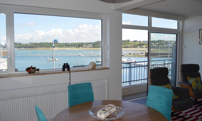 Perros-Guirec Apartment | NEW 2019. Apartment overlooking the marina, classified 4 stars