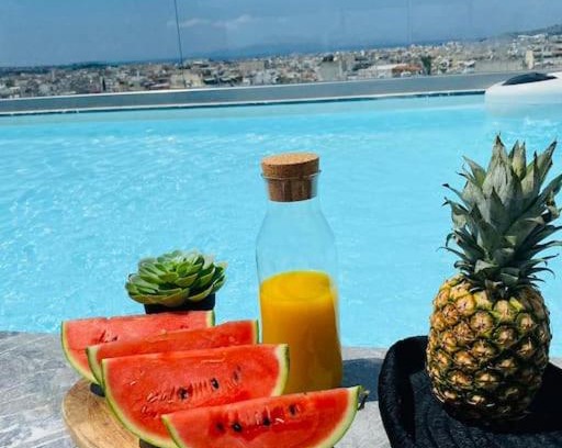 Kallithea Apartment | New 2BD aprt with Shared Rooftop Pool