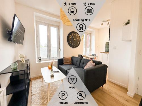 Guingamp Apartment | NEW: Agréable & lumineux *GARE*