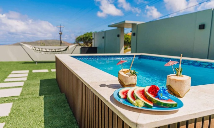 Paradera Apartment | NEW- Amazing Ocean & Sunrise View Home w/Pool