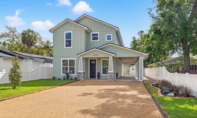 Tampa Heights House | New-build 4-bedroom Bungalow with Hot Tub near Downtown Tampa!