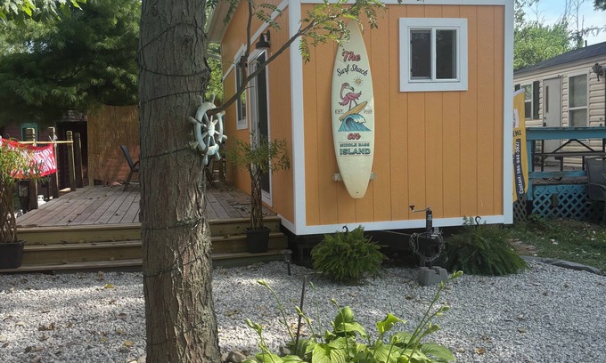 Put-in-Bay House | NEW BUILD Tiny Home “The Surf Shack” on Middle Bass