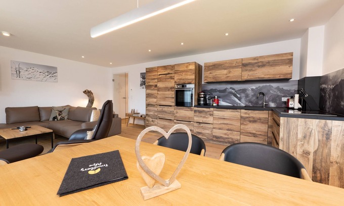 Oberstdorf Apartment | New building, luxury, elevator, sauna, underground car park, ski locker, wallbox
