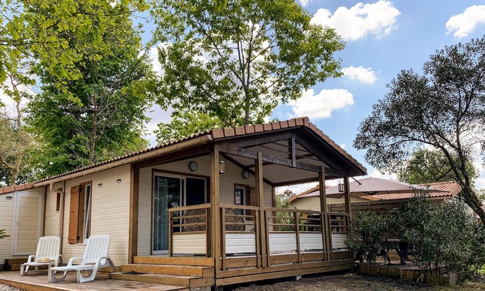 Azur Ski Chalet | NEW CHALET 4 PERS. ANY COMFORT SOUTH LANDES SEA FOREST HEATED POOL