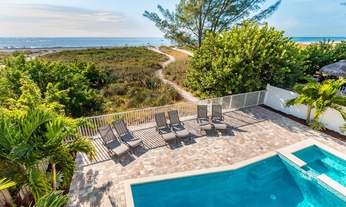 Treasure Island House | New Construction - Direct Beach Front Pool Home - 6 Bedrooms - 4.5 Baths