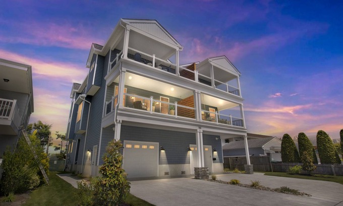 Southend House | New Construction - Custom Beach Home - Steps to Beach and Park