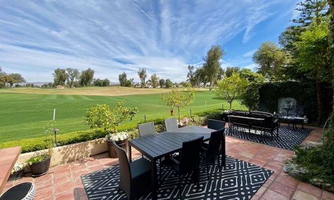 Rancho Mirage Cottage | NEW! COTTAGE on the GREEN, one-of-a-kind garden home with 2+ primary suites. Managed by Greenday.