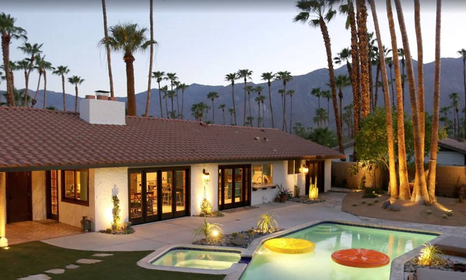 Sonora Sunrise House | NEW! Designer Luxe Modern Home Saltwater Pool/Spa Mtn Views - South Palm Springs