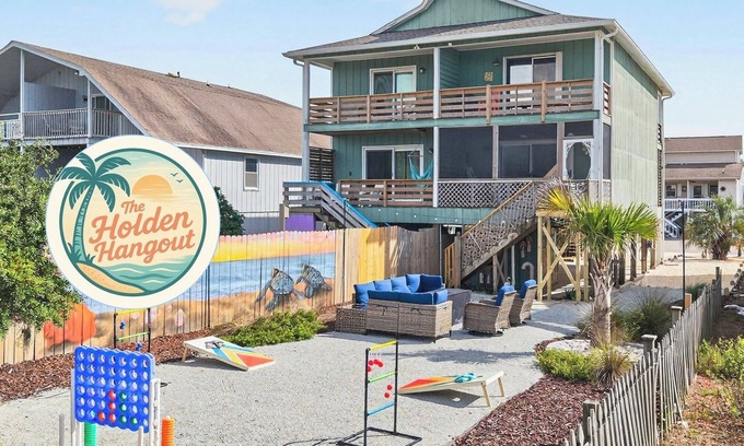 Holden Beach House | New! Fall Beach Escape: Firepit + Golf Nearby + 20% Off