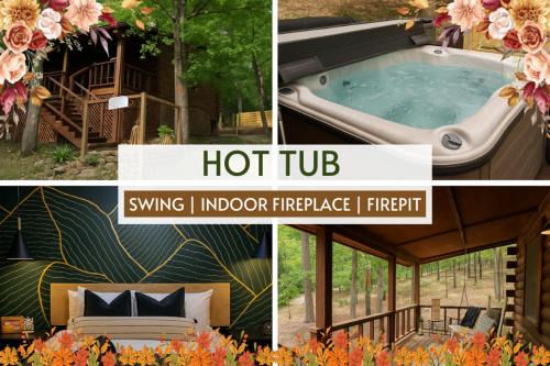 Eureka Springs House | NEW Hot tub, Fireplace, Swing, Modern Cabin