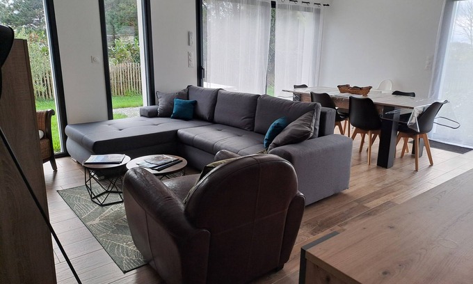 Kerlaz House | New house 2 steps from the most beautiful beaches classified Meublé de Tourisme 3*.