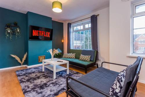 Newcastle-upon-Tyne Apartment | New Large 2 Bed entire apartment Near Newcastle upon Tyne with Free Parking