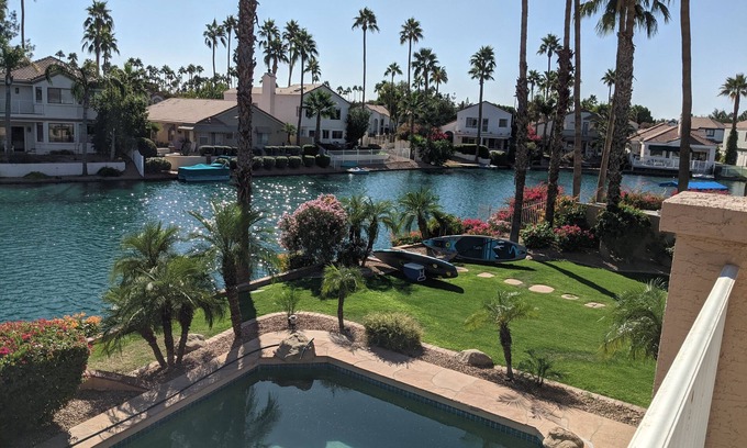 The Islands House | New Listing! Lakefront Resort Villa in a quiet cul-de-sac, private heated pool