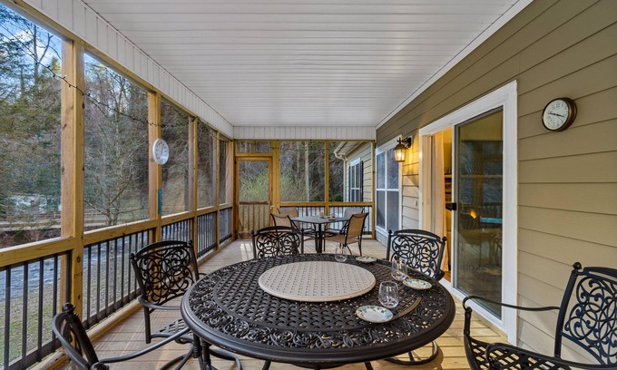Bat Cave House | New Listing on River - 3 bed 3 bath Creek's Edge - Mr Lake Lure Vacation Rentals