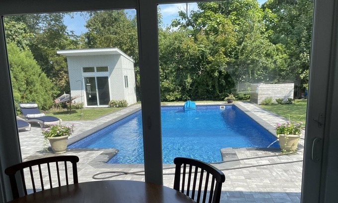 Remsenburg House | NEW LISTING Walk to the Bay Newly Renovated Home with Heated Saltwater Pool