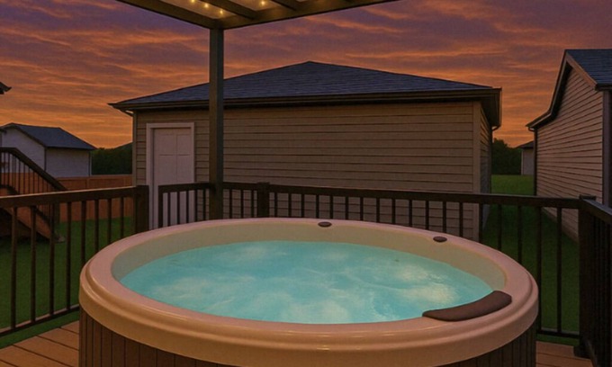 Southwest Edmonton House | NEW-Luxury 6BR Retreat-Hot Tub-KingBed-EV Charger