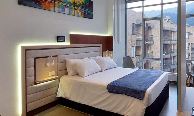 Usaquen Apartment | New modern & warm suite overlooking the mountains