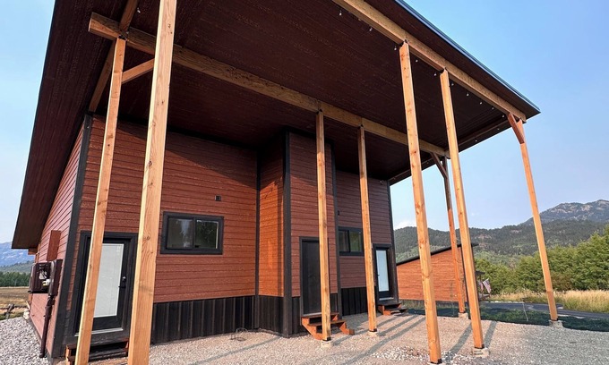 Alpine Cabin | New Mountain Modern Cabin in Alpine WY Fly Fishing Retreat Near Jackson Hole