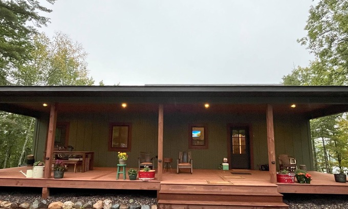 Hayward House | NEW! Ole Winter Haven in Chequamegan National Forest!