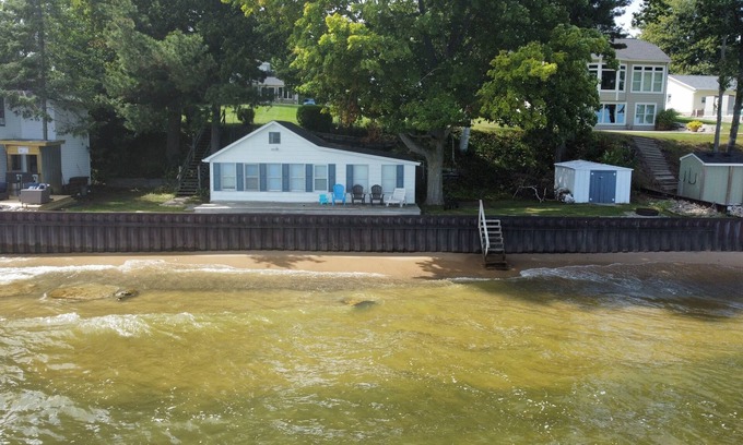 Tawas City House | New! Shimmering Shores - Two Lakefront Homes on Lake Huron! Great Family Getaway!