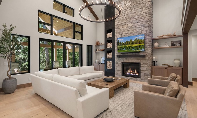 Cle Elum House | New! Spa Inspired Luxury Retreat*7BR*Sauna*Hot&Cold Tubs*Game Rm*Fire Pit