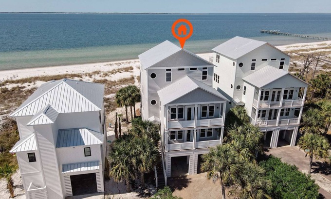 Port St. Joe House | New! Stunning Gulf Front, private pool, sleeps 16