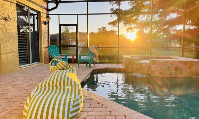 Estero Villa | NEW! Villa at Rapallo! Lakeview! Walk to Coconut Point Mall. Private pool. Gated