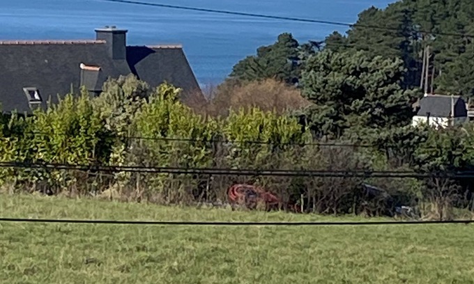 Tredrez-Locquemeau House | New wooden house by the sea, garden terrace