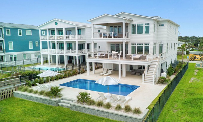 Pine Knoll Shores House | Newly built in 2024 Stunning Oceanfront Coastal Retreat