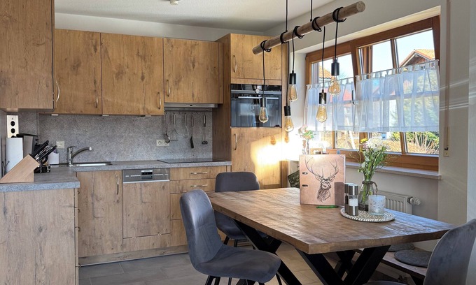 Oberreute Apartment | Newly furnished, cozy apartment! Hiking, cycling right on the doorstep