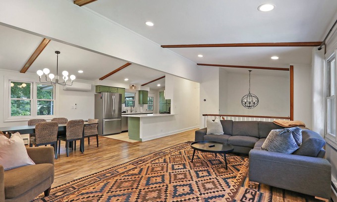 Zenda House | Newly renovated 4-bed, 2-bath spacious home, walking distance to Lake Geneva.