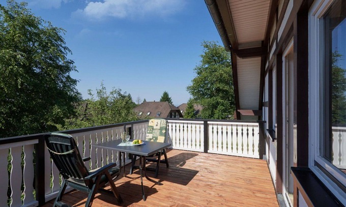 Feriendorf Frankenau House | Nice apartment in villa for 4 people with WIFI, TV, terrace and pets allowed