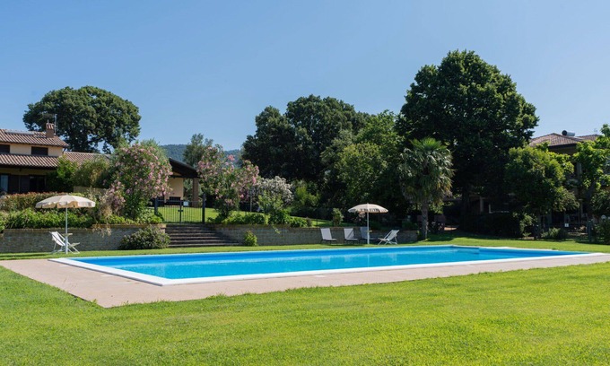 Bolsena Villa | Nice apartment in villa for 6 people with pool, WIFI, TV and terrace