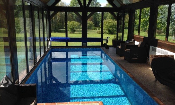 Epaignes Villa | Norman houses for 12 pers.- Heated swimming pool - 30 km from the Normandy coast