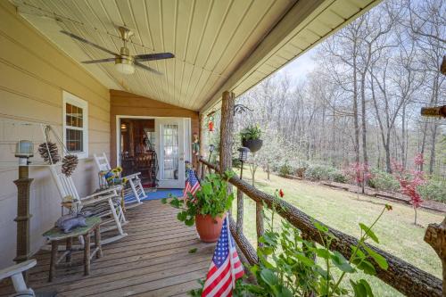 Micaville House | North Carolina Getaway with Covered Porches and Patio