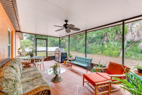 North Port House | North Port Home with Charming Lanai about 7 Mi to Beach