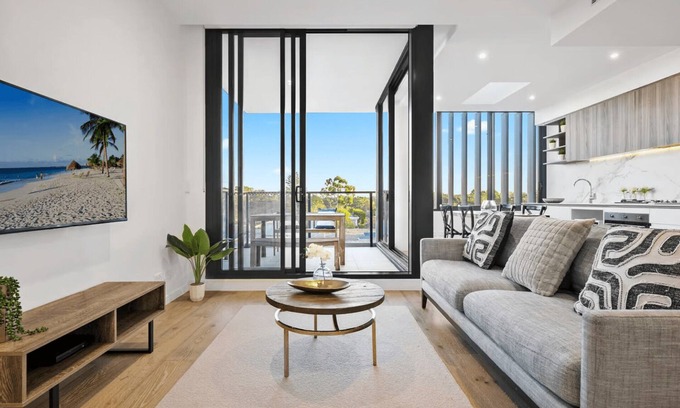 Macquarie Park Apartment | North Ryde- NR005 - Whiteside Street - Spacious 1BR Executive Apartment with Balcony Near Macquarie Centre University