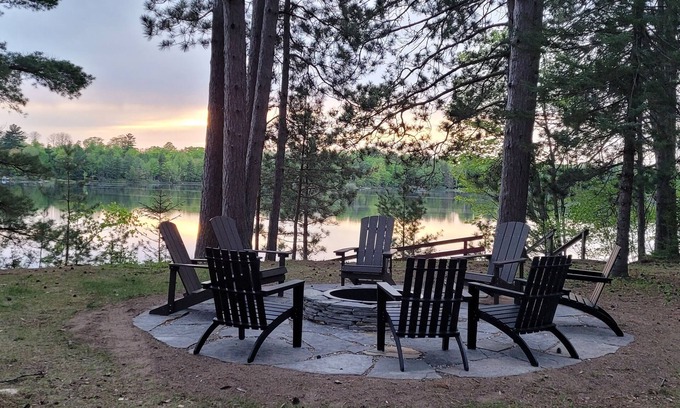 Mercer Cabin | Northwoods cozy 3BR/2BA lakefront cabin on ATV/UTV trail