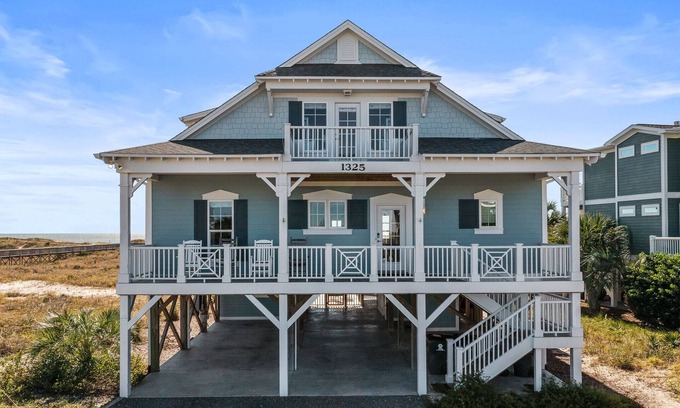 Holden Beach House | 'Nothing Could Be Finer" - Luxury Oceanfront Home w/Private Pool, 6 Bedrooms/6 Bathrooms
