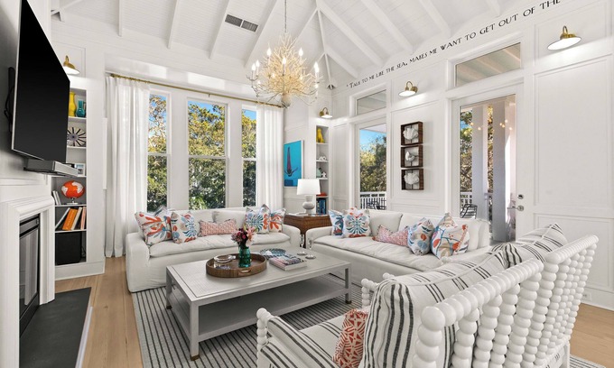 Seaside House | Nothing like this on 30A! Luxury Compound with 2 Homes in the Middle of Seaside.