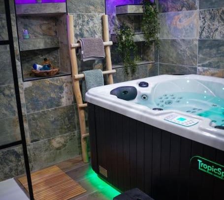 Quartier Vieux Marche-Cathedrale Apartment | Nuit de la sagesse "jacuzzi terrasse et parking privé"