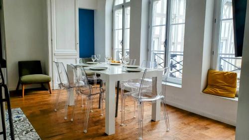 Rouen City Centre Apartment | Nuit Zen Rouen - Jacuzzi - Centre Historique