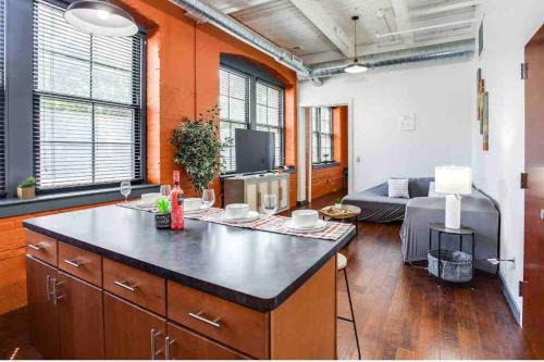 Rochester Apartment | NY Style Centric Loft with King Bed by Park av