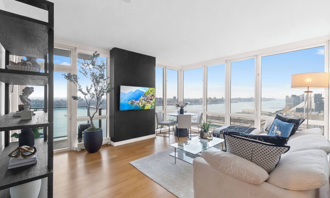 Hell's Kitchen Apartment | NYC DREAM APARTMENT! Huge Corner Luxury Suite - best location by Times Sq