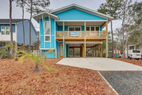 Tranquil Harbour House | Oak Island Fall Getaway Coastal Home and Deck